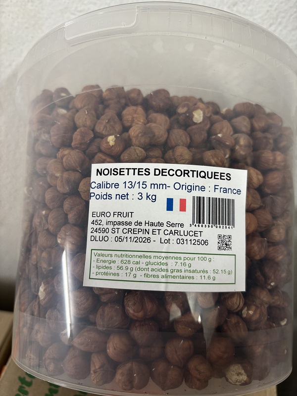 NOISETTE SEAU 4KG   FRANCE