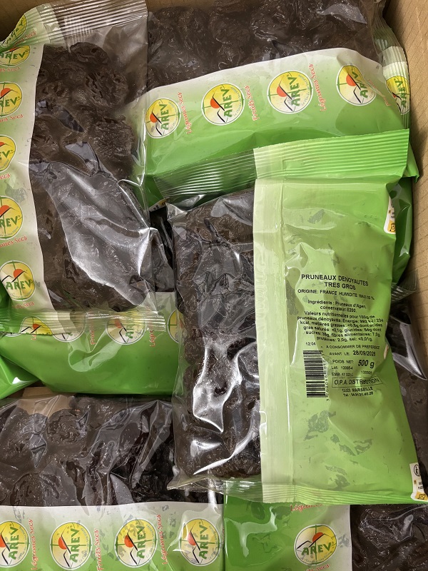 PRUNEAU SEC DENOYAUTE 500 GR FRA